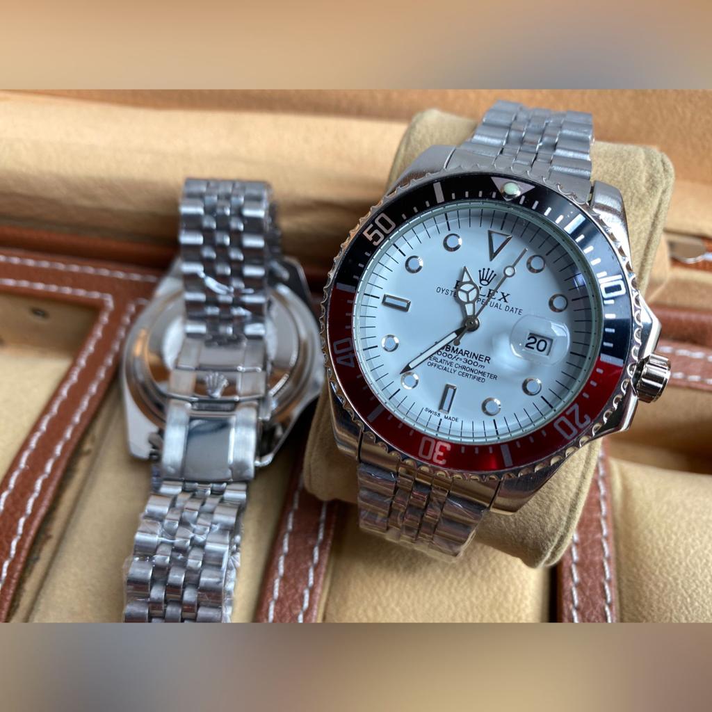 ROLEX ACERO CABALLERO TEJIDO