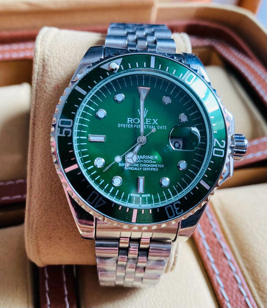 ROLEX ACERO CABALLERO TEJIDO